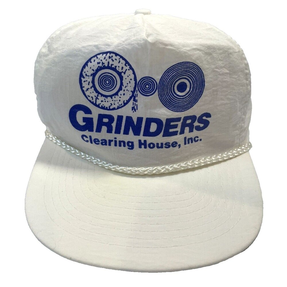 Metal Grinders Clearing House Inc. The Cincy Cap Vintage Rope Hat White